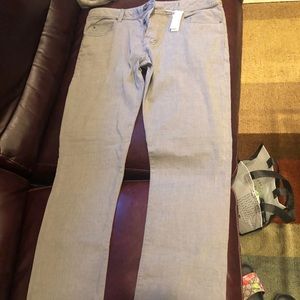James Perse 5-pocket contrast weft pants
